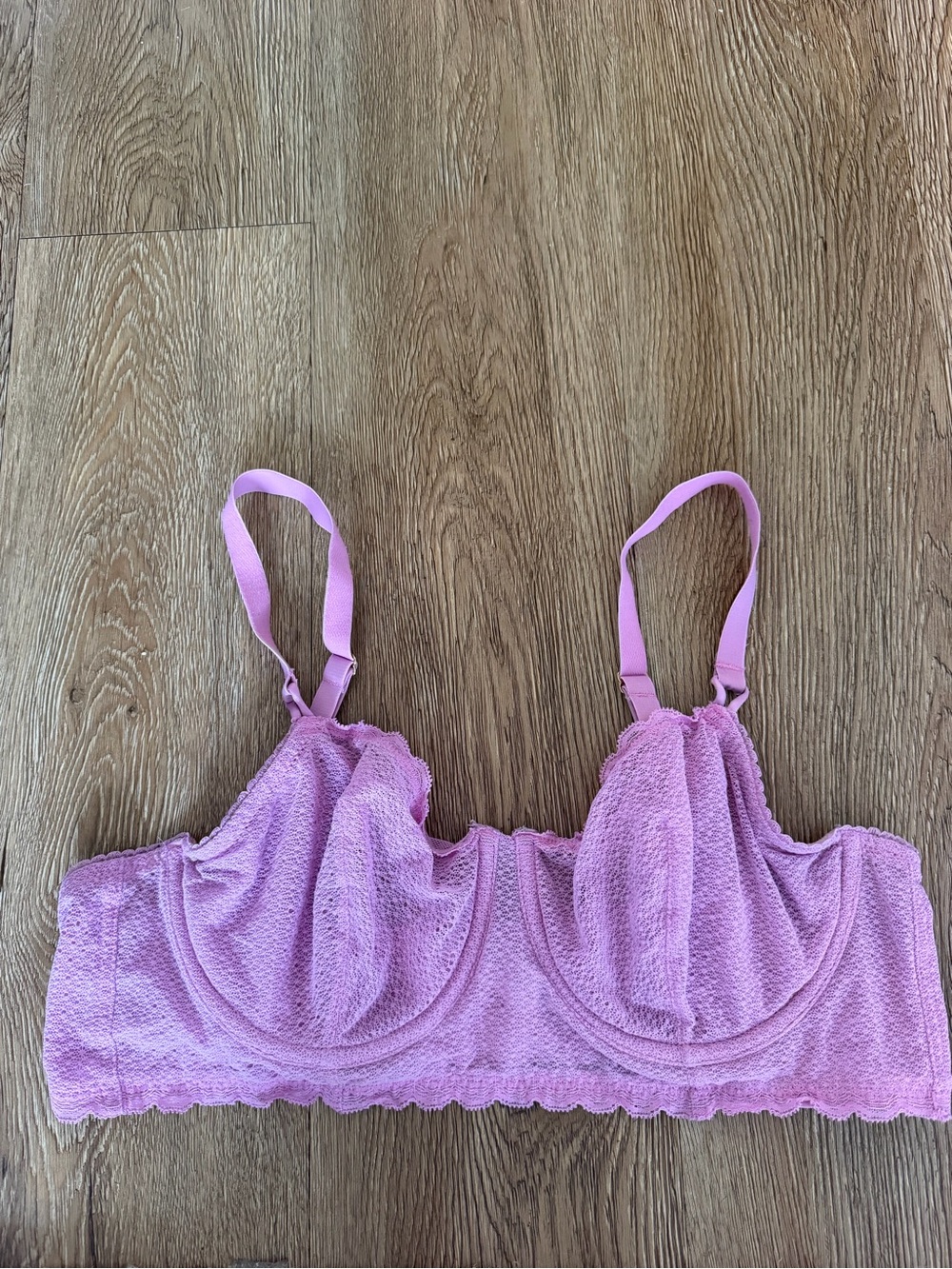 Auden Lavender Textured Underwire Bralette